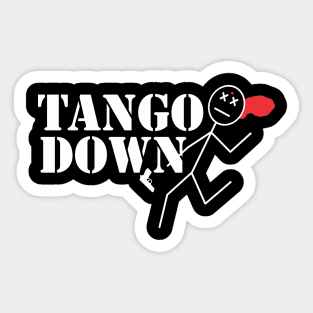 Tango Down Sticker